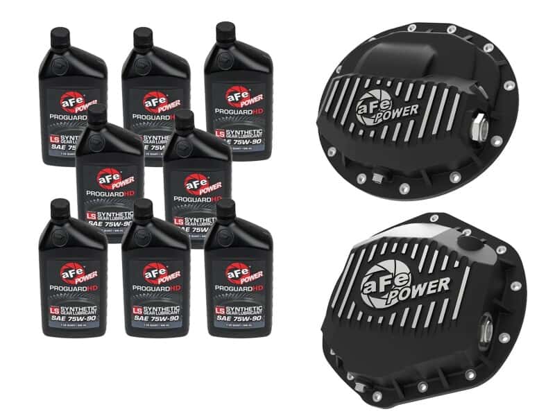 aFe — aFe Power Front/Rear Diff Cover Kit w/ Oil 13-18 Dodge L6 Trucks (AAM 9.25-12 & AAM 11.5/12-14)
Differential Cover - view 1