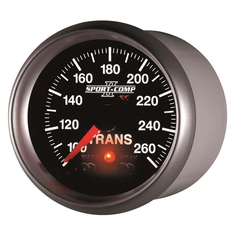 AutoMeter — Autometer Elite 52.4mm 100-260F Transmission Temperature Peak & Warn w/ Electronic Control Gauge
2-1/16" TRANS TEMP, - view 3