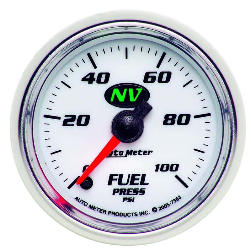 AutoMeter — Autometer 52.4mm Full Sweep Electric Fuel Pressure Gauge
2-1/16" FUEL PRESS, - view 2
