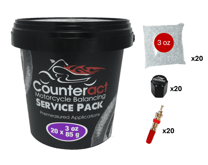 Counteract — Counteract Motorcycle Balance Beads Shop Service Bucket: 20 packs - 3oz bags - view 2