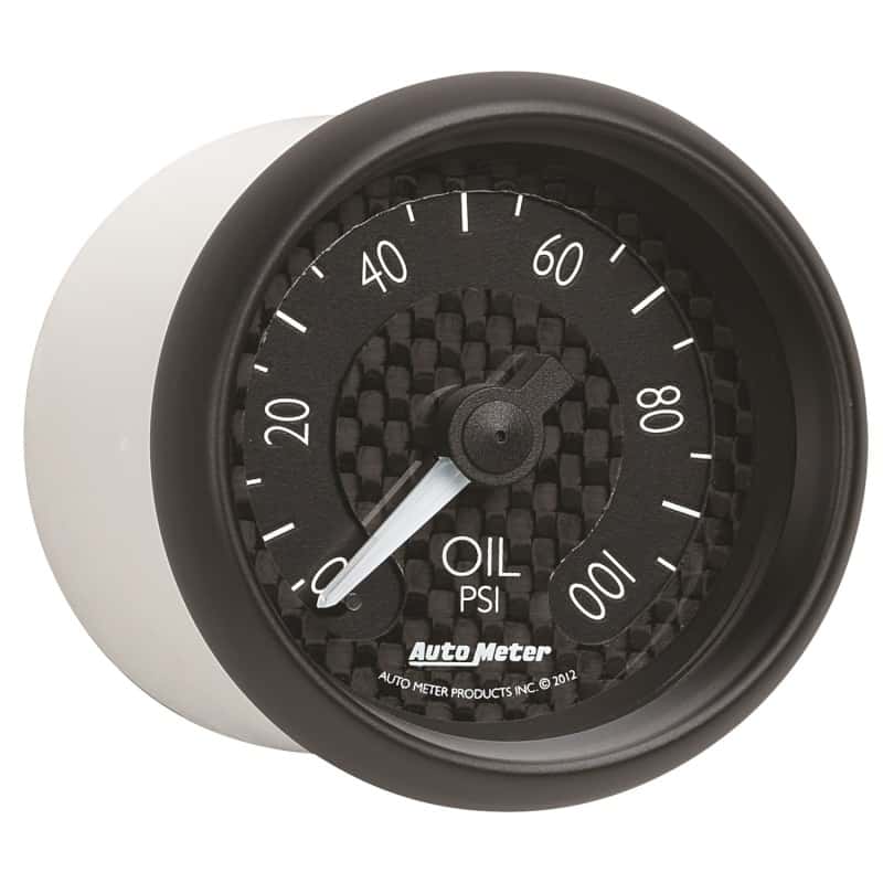 AutoMeter — Autometer GT Series 52mm Mechanical 0-100 psi Oil Pressure Gauge
2-1/16" OIL PRESS, 0 - view 10