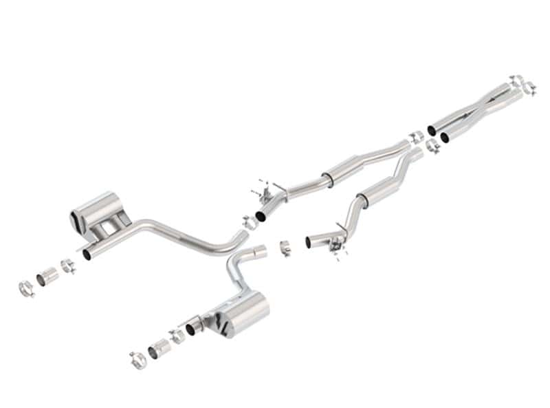Borla — Borla 15-16 Dodge Challenger SRT 392 S-Type Catback Exhaust Single Split Rear Exit (No Tip)
Cat-Back System - view 1