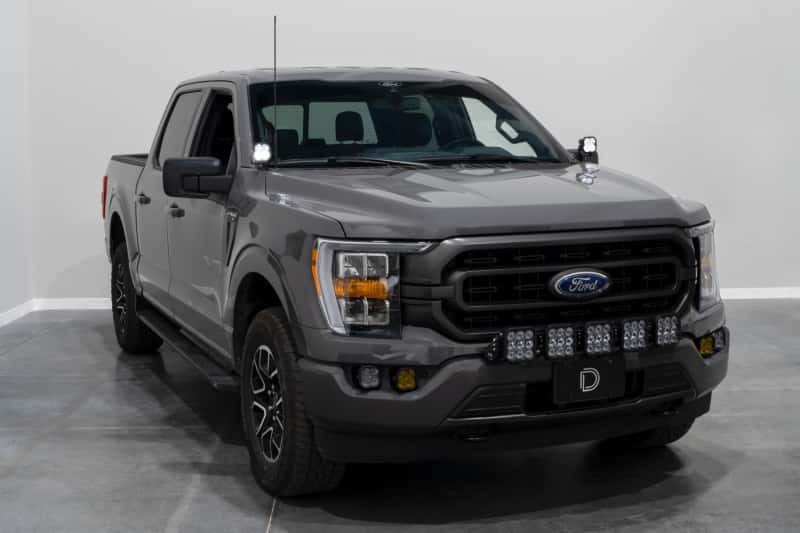 Diode Dynamics — Diode Dynamics 21-22 Ford F-150 SS3 Stage Series Backlit Ditch Light Kit - Yellow Pro Combo - view 3