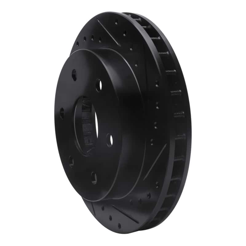 R1 Concepts — R1 1988-2000 Cadillac Escalade Front Right Drilled & Slotted Black Brake Rotor
R1 Brake Rotor Drill - view 2