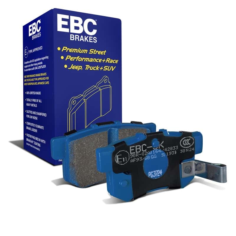 EBC — EBC 97-01 Acura Integra Type-R Bluestuff Rear Brake Pads
Disc Brake Pad - view 1