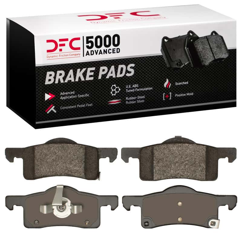 DFC — DFC 02-06 Ford Expedition Rear 5000 Advanced Semi Metallic Brake Pads
DFC Brake Pad Set - view 4