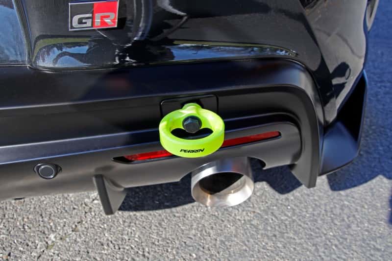 Perrin Performance — PERRIN 20-25 Toyota Supra Tow Hook Kit (Rear) - Neon Yellow
paPTP-BDY-250NY - view 4
