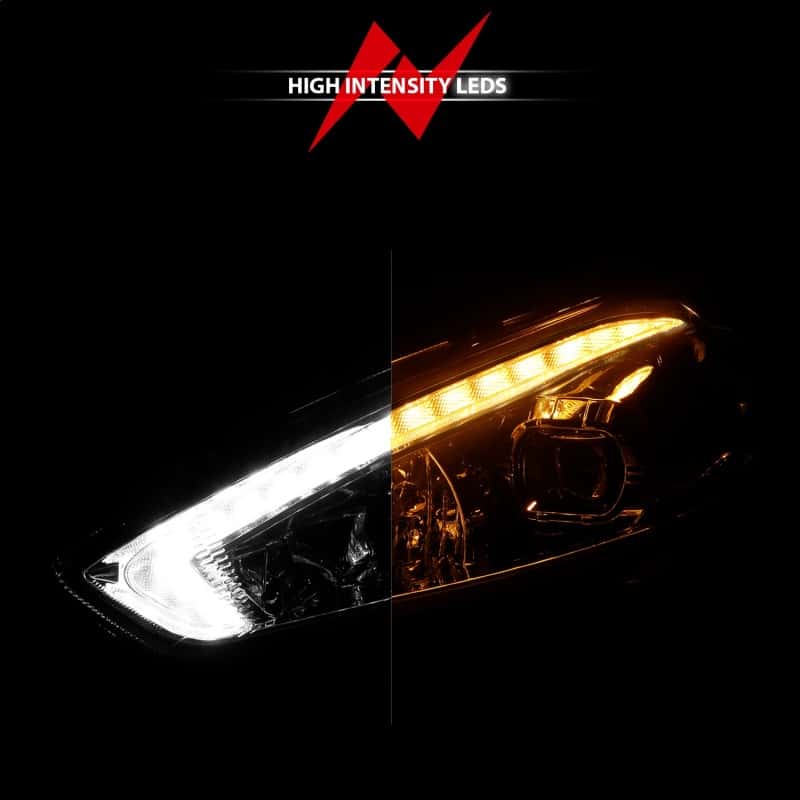 ANZO — ANZO 15-18 Ford Focus Projector Headlights - w/ Light Bar Switchback Black Housing
Head Light Set
HdLtSet - view 6