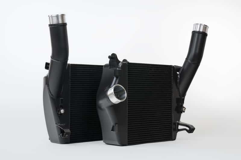 CSF — CSF 2019+ Lamborghini Urus / 2020+ Audi RS Q8 / SQ8 / SQ7 High Performance Intercooler System- Black
CSF Intercooler - view 1