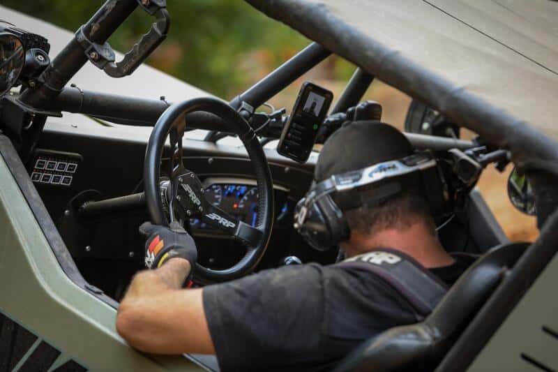PRP Seats — PRP Deep Dish Leather Steering Wheel- Black - view 3