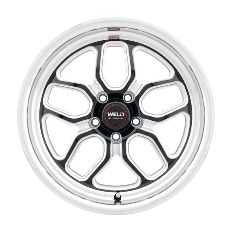 Weld — Weld Racing 17x10 Laguna Drag Wheel 5x127 ET38 BS7.00 Gloss BLK MIL DIA 71.5 - view 2