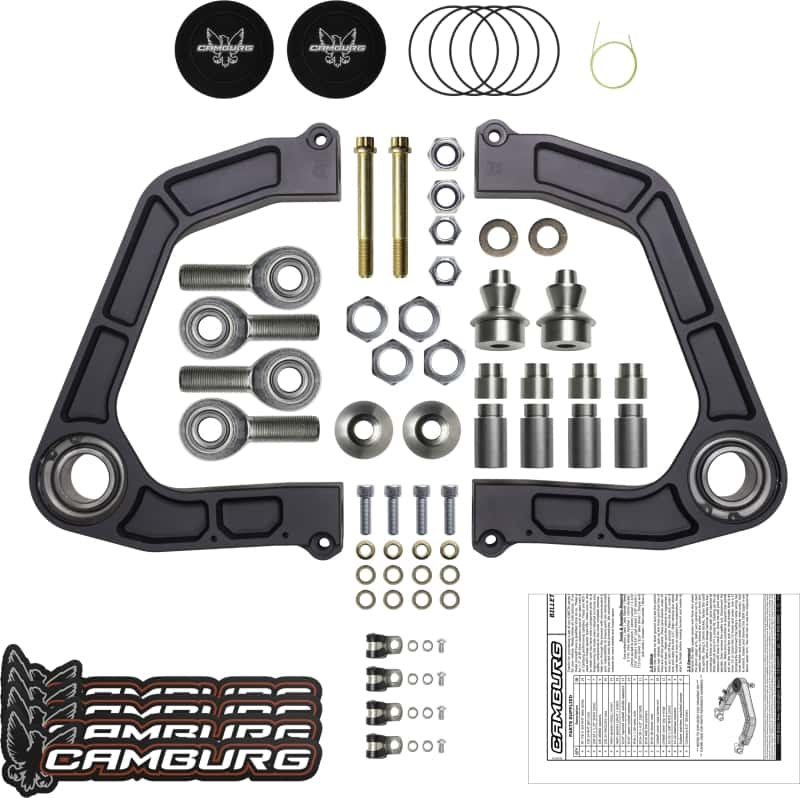 Camburg — Camburg Toyota Tundra 2WD/4WD 07-21 KINETIK V2 Performance Billet Uniball Upper Arms
Control Arm Kit - view 3