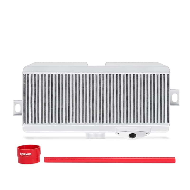 Mishimoto — Mishimoto Subaru 08-15 WRX STi Top-Mount Intercooler Kit - Powder Coated Silver & Red Hoses - view 1