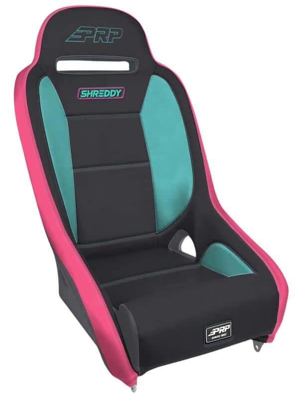 PRP Seats — PRP Shreddy Comp Elite Suspension Seat - Black- Pink/Teal - view 1