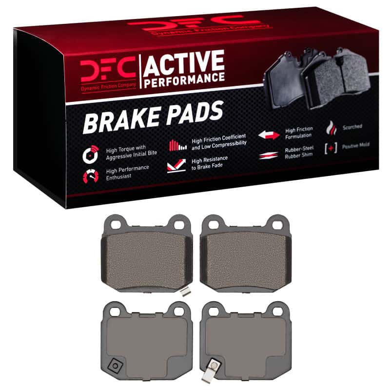 DFC — DFC 03-25 Infiniti G35 Rear Active Performance Pads - Low Metallic
DFC Brake Pad Set - view 1
