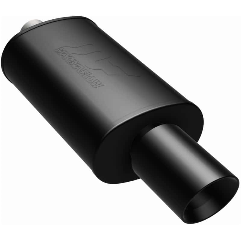 Magnaflow — MagnaFlow Muffler with Tip Mag Blk 14x5x8 2.25/4
Straight Through - view 3