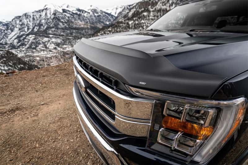Husky Liners — Husky Liners 21-25 Ford F-150 (Excl. 21-25 Trmr/Raptor & Excl. 24-25 Plat/KR) Aeroskin II - Tex. Blk
Hood Shields - view 2