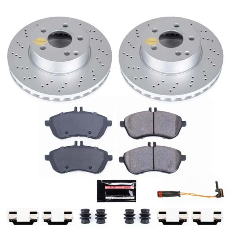 PowerStop — Power Stop 2015 Mercedes-Benz C250 Front Z23 Evolution Sport Coated Brake Kit - view 1