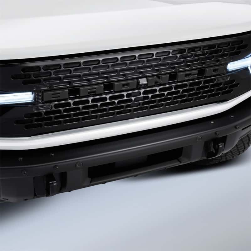 Ford Racing — Ford Racing 2021+ Bronco Grille Lettering Overlay Kit - Black
Grille Emblem - view 3