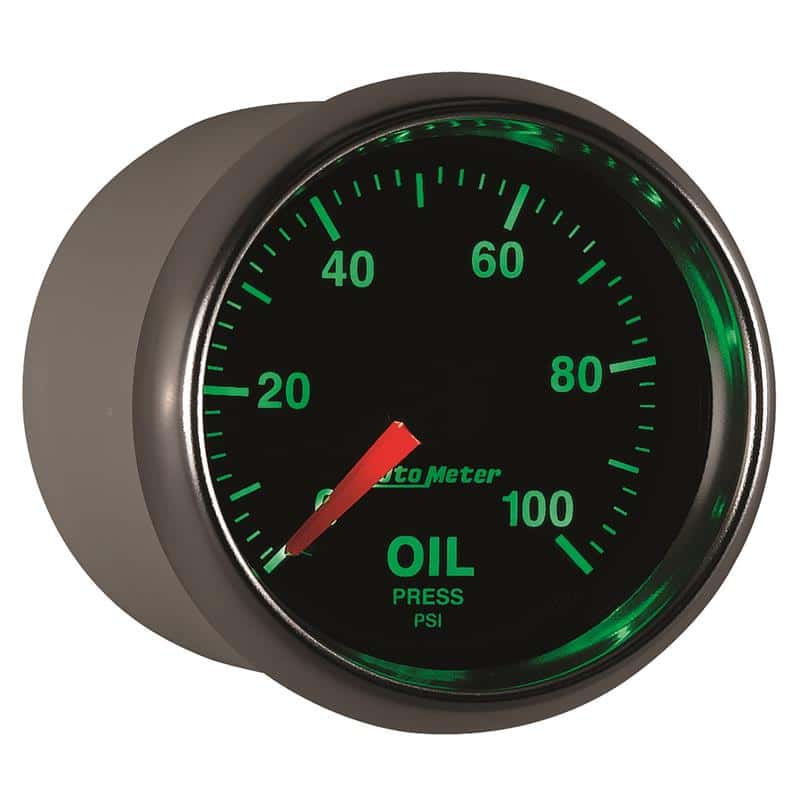 AutoMeter — Autometer GS 52mm 0-100 PSI Mechanical Oil Pressure Gauge
2-1/16" OIL PRESS, 0 - view 7