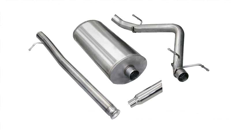 CORSA Performance — Corsa 2010-2013 Chevrolet Silverado Ext. Cab/Std. Bed 1500 4.8L V8 Polished Sport Cat-Back Exhaust
Exhaust - view 2