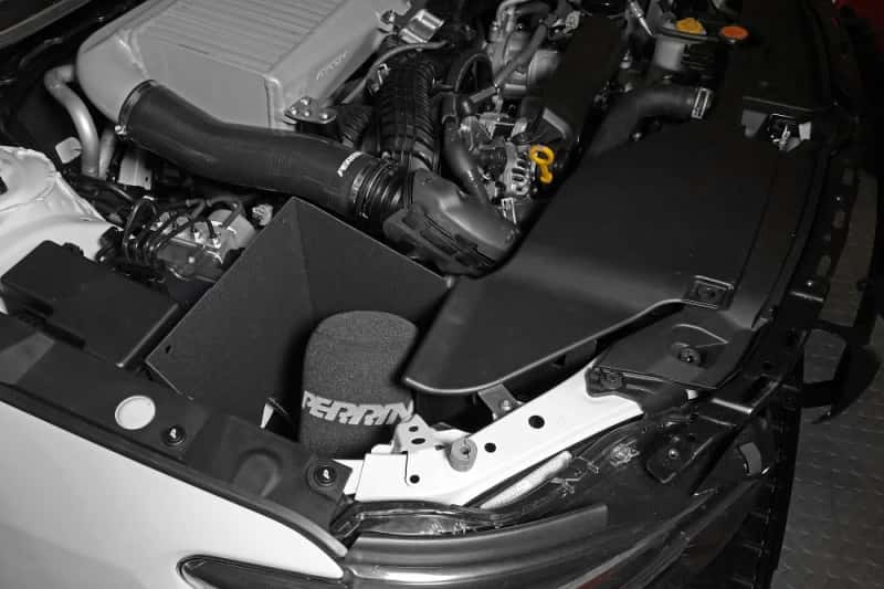 Perrin Performance — PERRIN 22-25 Subaru WRX Cold Air Intake - Neon Yellow - view 6