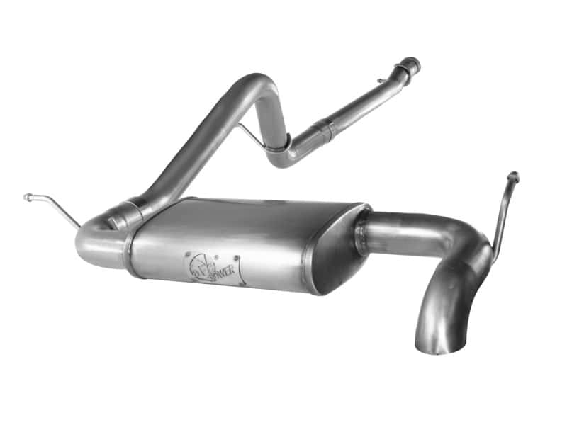 aFe — aFe MACHForce XP Exhausts Cat-Back SS-409 EXH CB Jeep Wrangler 2012 V6-3.6L (2 Dr)
Cat-Back Exhaust
ExhstSysKt - view 1