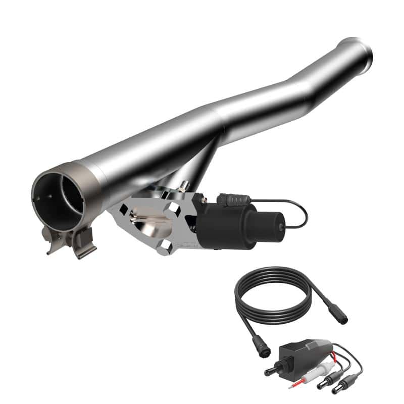 QTP — 2018-2024 Jeep Wrangler JL 3.6L QTP Aggressor Cutout Pipe - view 4