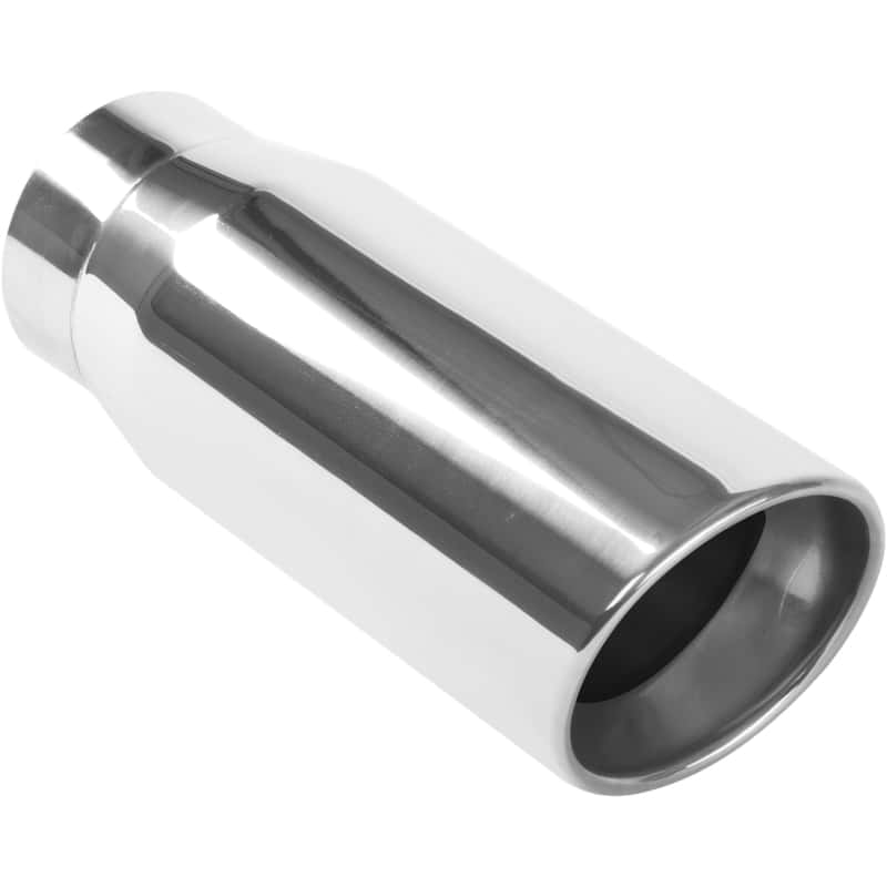 Magnaflow — MagnaFlow Tip Stainless Double Wall Round Single Outlet Polished 5in DIA 4in Inlet 13in Length
Stainless Steel
Exhaust Tip - view 2