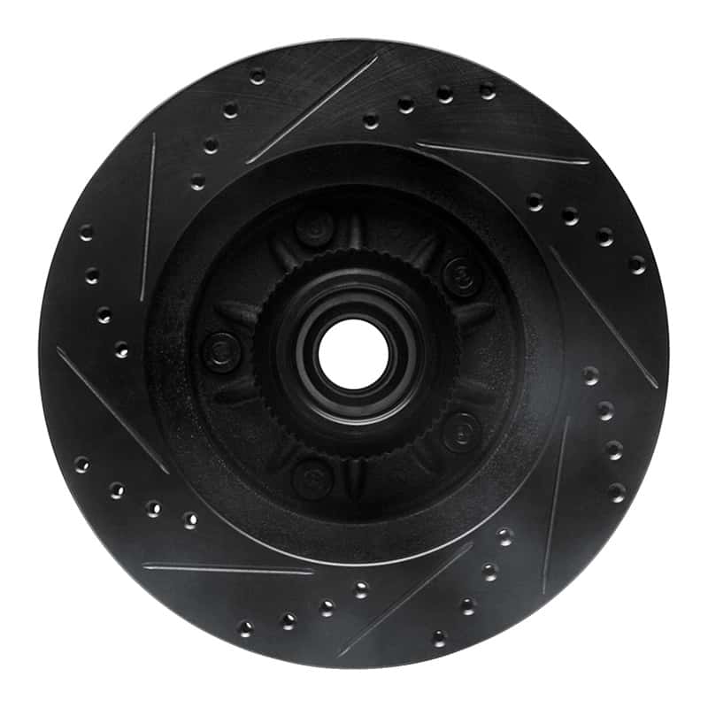 R1 Concepts — R1 00-04 Ford F-150 RWD Front Right Drilled & Slotted Black Brake Rotor
R1 Brake Rotor Drill - view 5