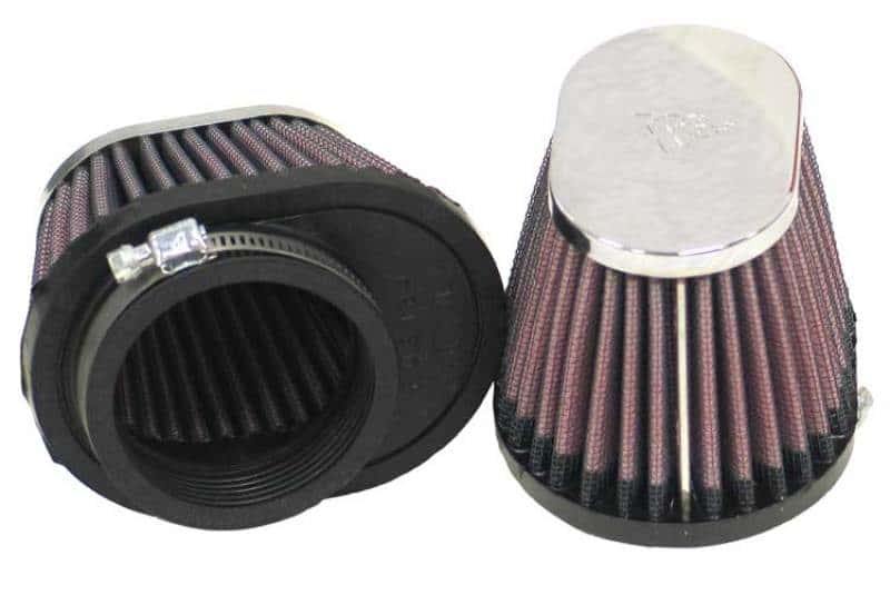K&N Engineering — K&N Universal Chrome Filter 2 1/8in FLG / 4in x 3in Bottom / 2in Top / 2 3/4in Height (2 Per Box)
Clamp-on Air Filter - view 2