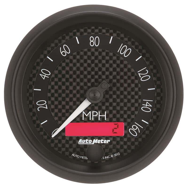 AutoMeter — Autometer GT Series 3-3/8in In Dash 0-160 MPH Electronic Programmable Speedometer
3-3/8" SPEEDO, 160 M - view 2