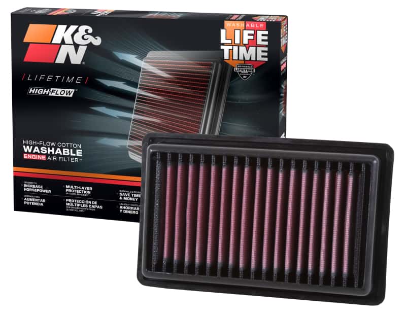 K&N Engineering — K&N 2014 Smart Fortwo L3-0.9L F/I Replacement Drop In Air Filter
Replacement Air Filt
Air Filter - view 7