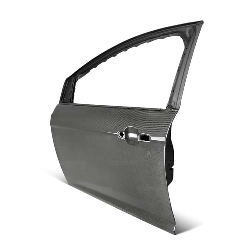 Anderson Composites — Anderson Composites 16-18 Ford Focus RS Front Carbon Fiber Doors (Pair) - view 4