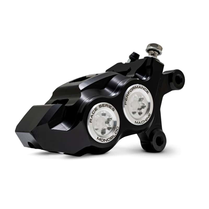 Performance Machine — Performance Machine 08-23 FL,18-24 M8 Sftail,06-17 VRod 137x4B Rce Series Monobloc Caliper Right CLR - view 1
