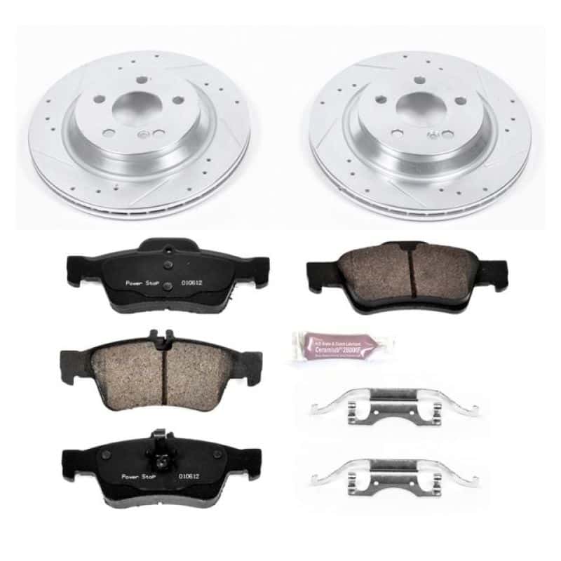 PowerStop — Power Stop 03-06 Mercedes-Benz S430 Rear Z23 Evolution Sport Brake Kit - view 1