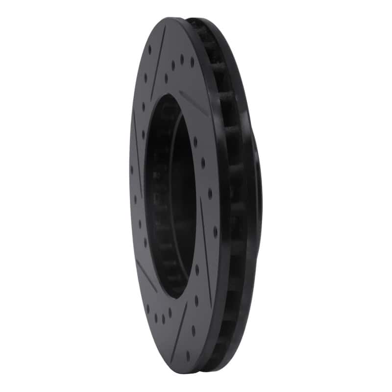 R1 Concepts — R1 87-91 Toyota Camry Front Right Drilled & Slotted Black Brake Rotor
R1 Brake Rotor Drill - view 4