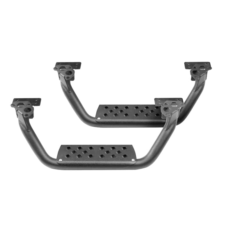 Go Rhino — Go Rhino Dominator Extreme D6 SideSteps - Tex Blk - 4in Drop Down Steps (Pair)
4" D6 Drop Steps - view 2
