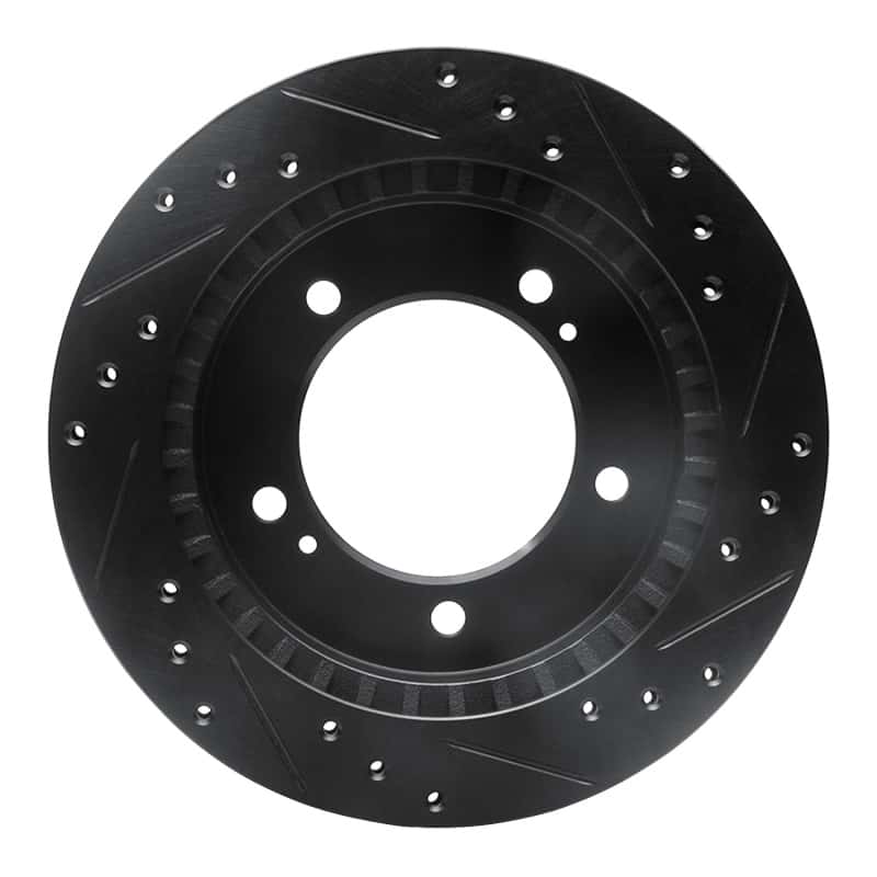R1 Concepts — R1 91-98 Chevrolet Tracker Front Left Drilled & Slotted Black Brake Rotor
R1 Brake Rotor Drill - view 5