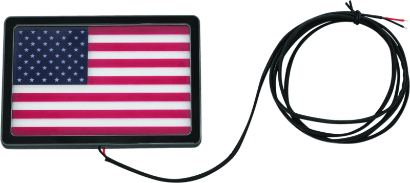 Kuryakyn — Kuryakyn Freedom Flag LED 4in X 6in Black - view 1