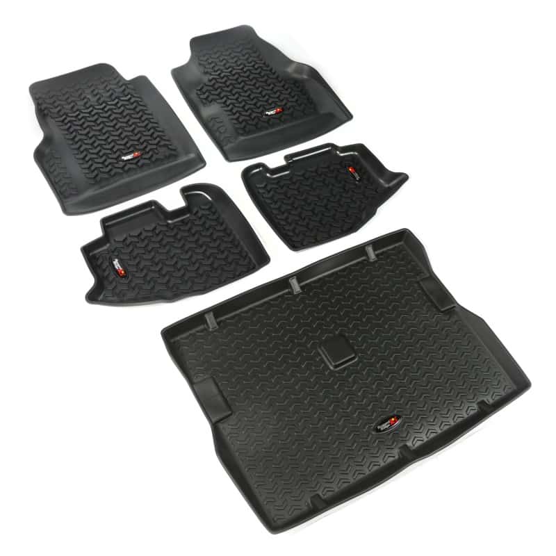 Rugged Ridge — Rugged Ridge Floor Liner Front/Rear/Cargo Black 1997-2006 Jeep Wrangler TJ
OFFROAD_FLOORLINERS
Floor Mat Set - view 1