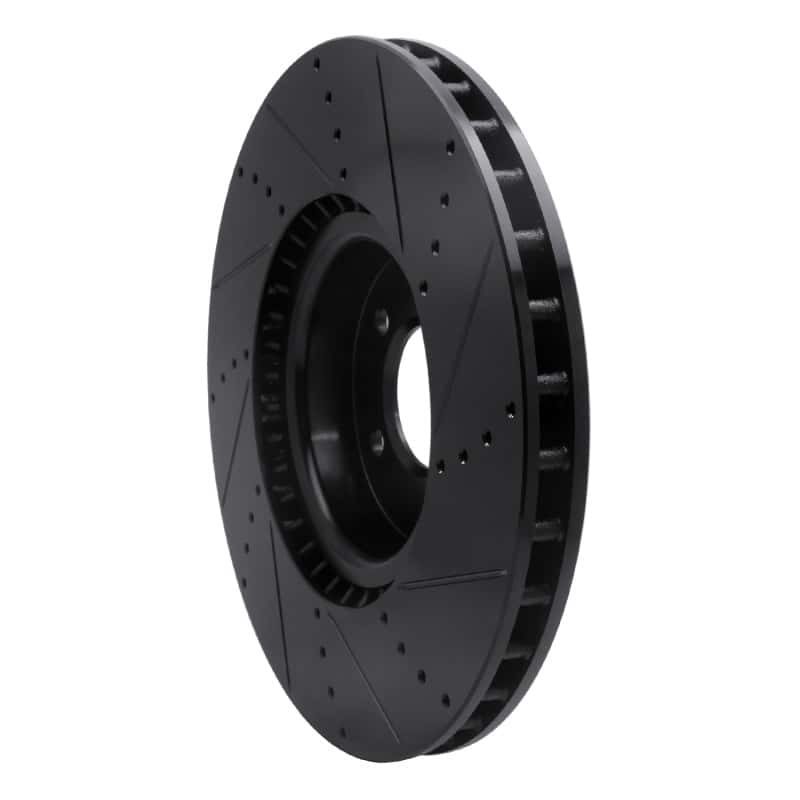 R1 Concepts — R1 2010-2017 Land Rover Range Rover Front Left Drilled & Slotted Black Brake Rotor
R1 Brake Rotor Drill - view 4