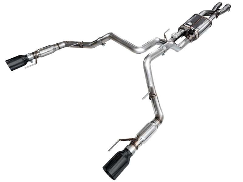 AWE Tuning — AWE Gen 3 Ford Raptor SwitchPath Exhaust  - Diamond Black Tips
SwitchPath Exhaust - view 1