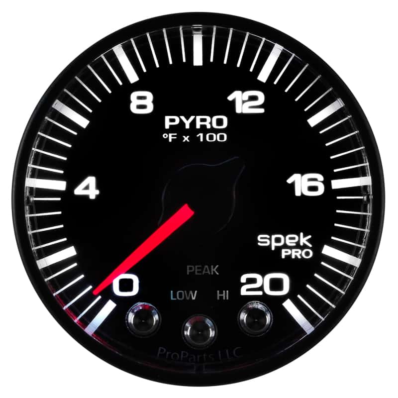 AutoMeter — Autometer Spek-Pro 52.4mm 0-2000F Digital Stepper Motor Pyrometer Gauge
GA 2" EGT BFB SPEK - view 14