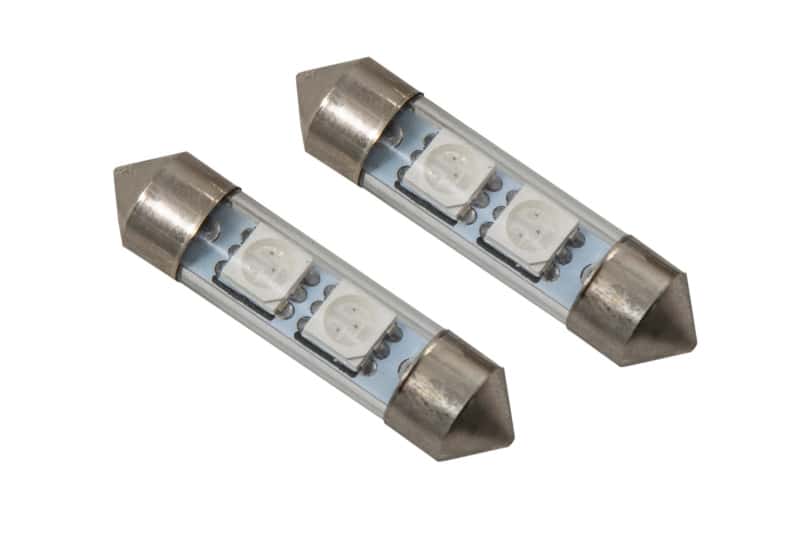 Diode Dynamics — Diode Dynamics 36mm SMF2 LED Bulb - Blue (Pair) - view 1