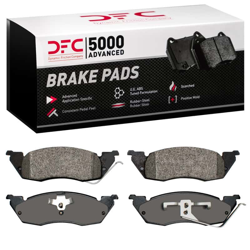 DFC — DFC 91-98 Dodge Dakota RWD Front 5000 Advanced Semi Metallic Brake Pads
DFC Brake Pad Set - view 1