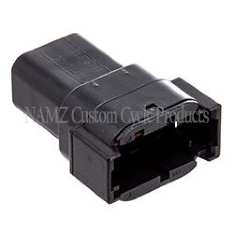 NAMZ — NAMZ Deutsch DTM 8-Position Receptacle w/8 Stamped Terminals & Wedgelock - Black (HD 74108-98BK) - view 2