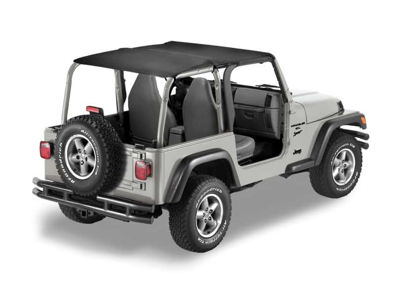Bestop — Bestop 03-06 Jeep Wrangler TJ Exc. Unlimited Header Safari Bikini (Black Diamond)
Safari Bikini - view 1