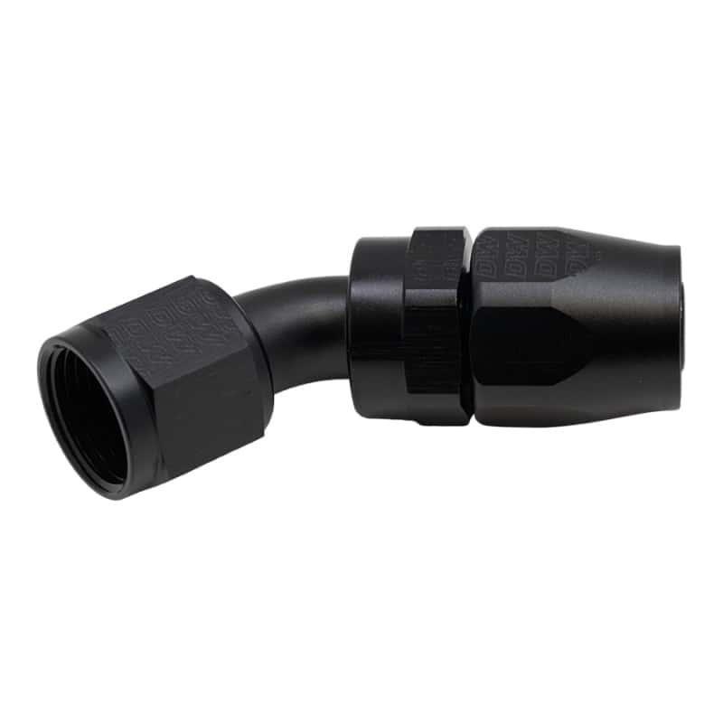 DeatschWerks — DeatschWerks 10AN Female Swivel 45-Degree Hose End CPE - Anodized Matte Black
Lines & Fittings - view 1