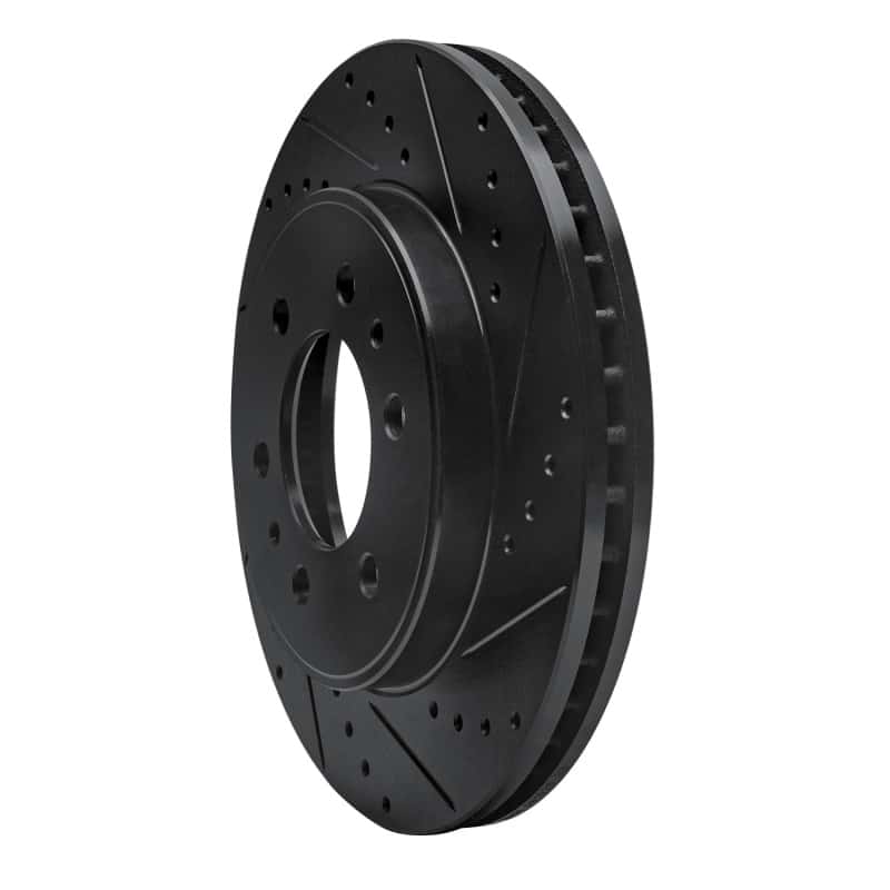 R1 Concepts — R1 09-09 Ford F-150 RWD Front Right Drilled & Slotted Black Brake Rotor
R1 Brake Rotor Drill - view 2